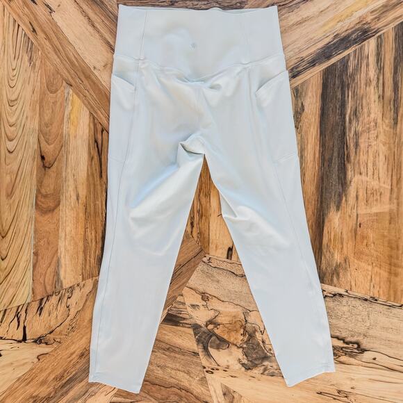Athleta Pale Green Salutation Stash High Rise 7/8 Tight Legging, Women's Medium - Picture 5 of 8